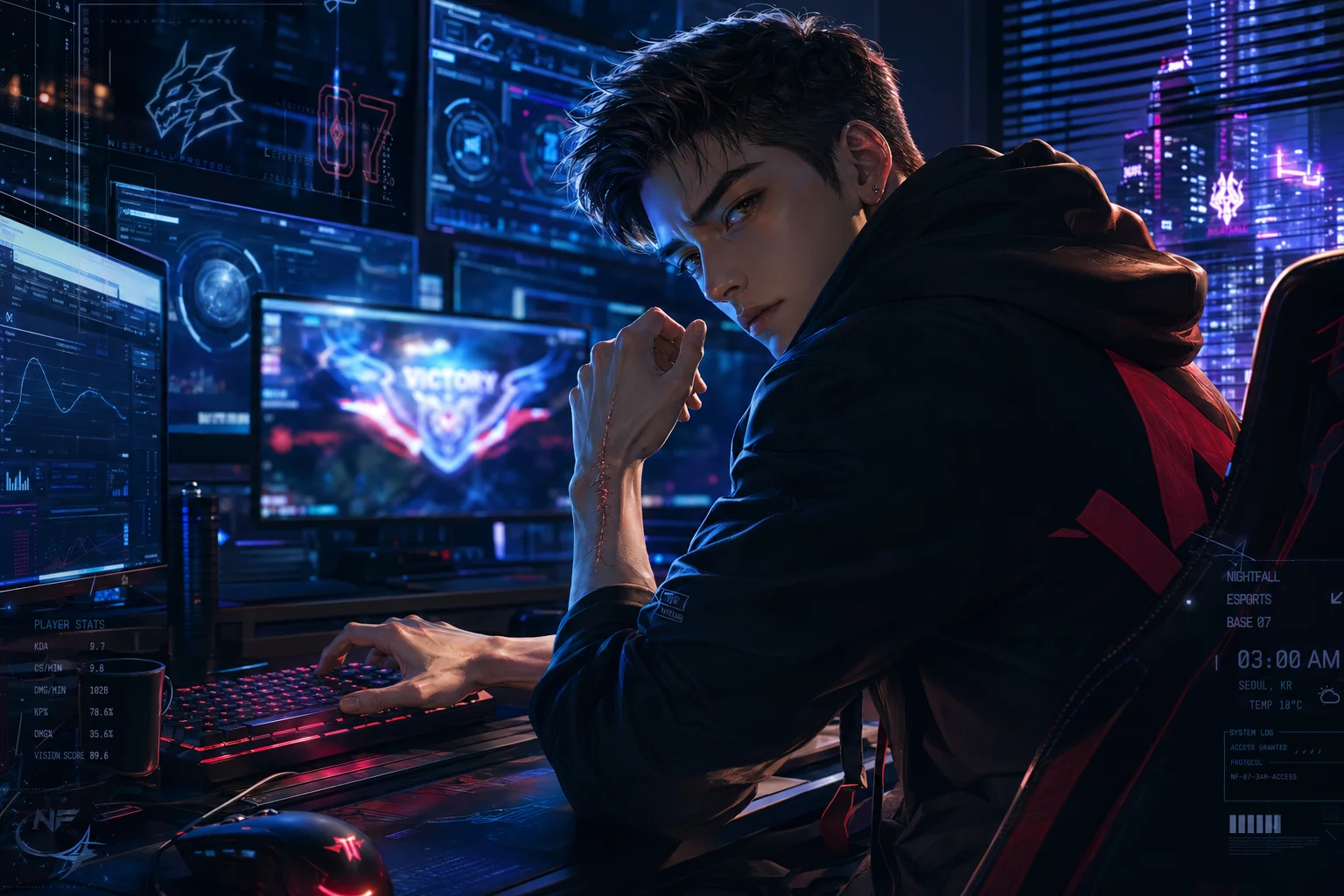 尉迟曜 background