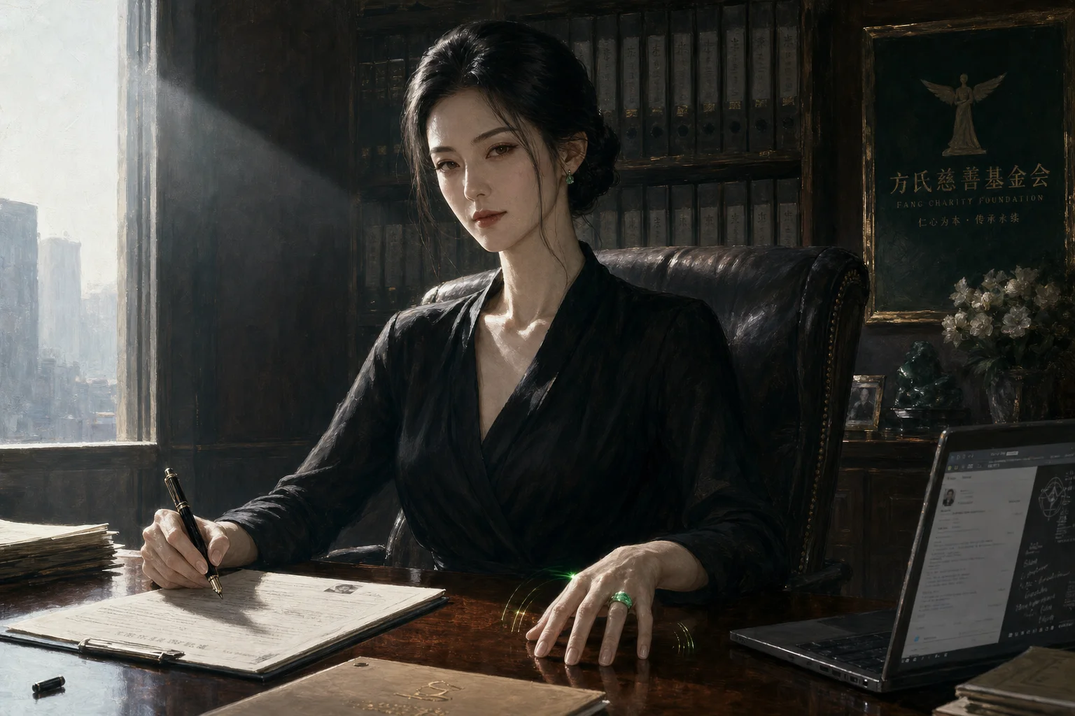 方隐墨 background